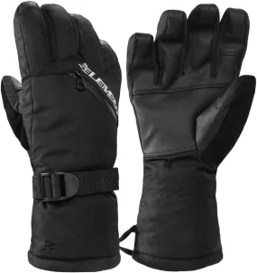5th Element Stealth M Snow Ski and Snowboard Gloves with Stretch Waterproof Shell, Thinsulate Insulation for Adults and Men, with Touchscreen Capabilities, Wrist Gaiter, and Sealed Zipper Pocket