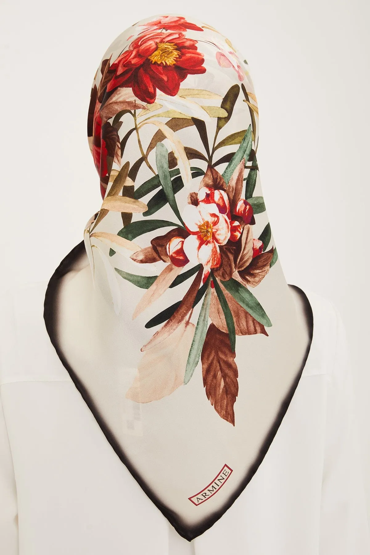 Armine Ayu Floral Silk Scarf #1