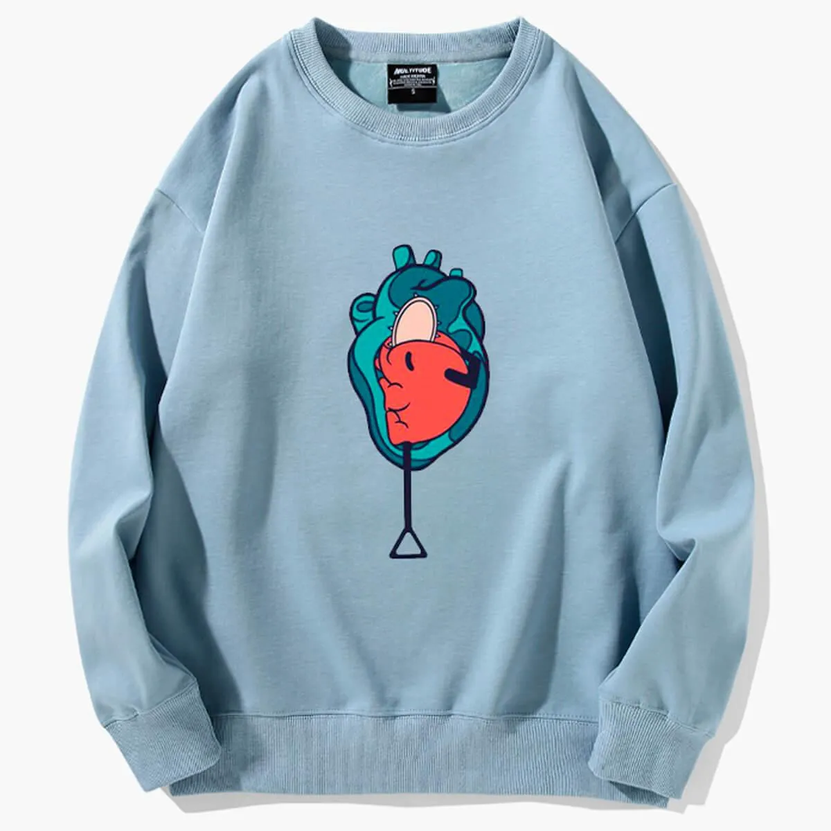 Chainsaw Man Pochita Heart Sweatshirt