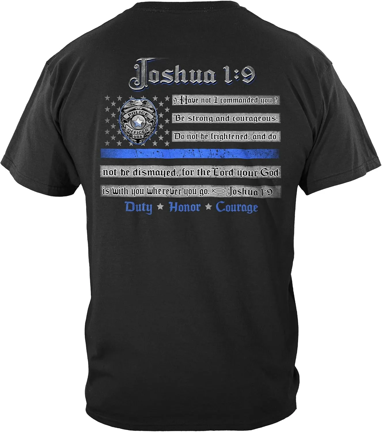 Erazor Bits Law Enforcement T-Shirts, Police Themed Cotton Shirts