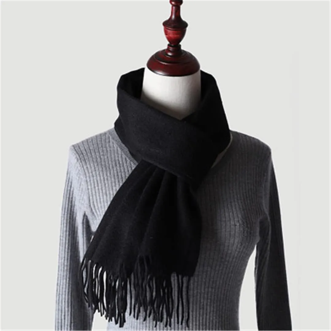 Hcclijo Cashmere Scarf Men Winter Men Scarf Unisex Women Thick Warm Neck Scarf Male Shawls