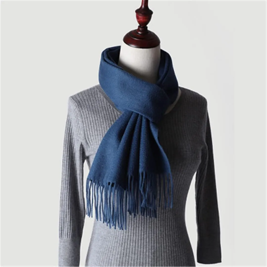 Hcclijo Cashmere Scarf Men Winter Men Scarf Unisex Women Thick Warm Neck Scarf Male Shawls