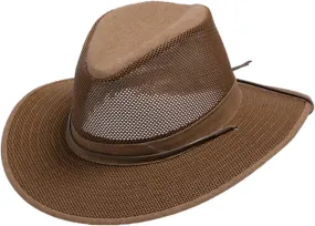 Henschel Aussie Mesh Breezer Hat - Packable Sun Protection for Outdoor Activities. Ideal for Hiking, Fishing & Camping.