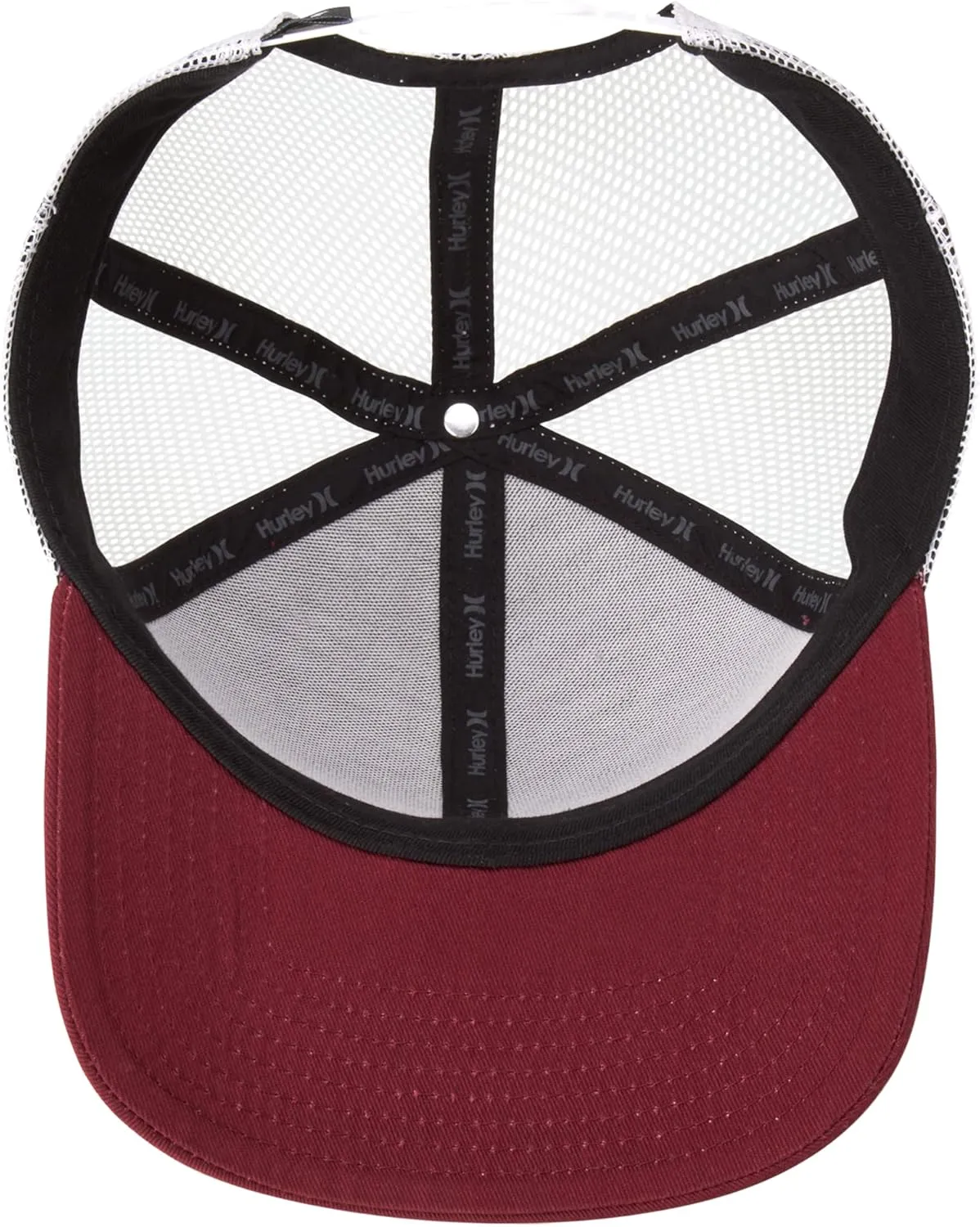 Hurley Men's Caps - Flat Brim Snap Back Baseball Cap Supply Trucker Hats for Men