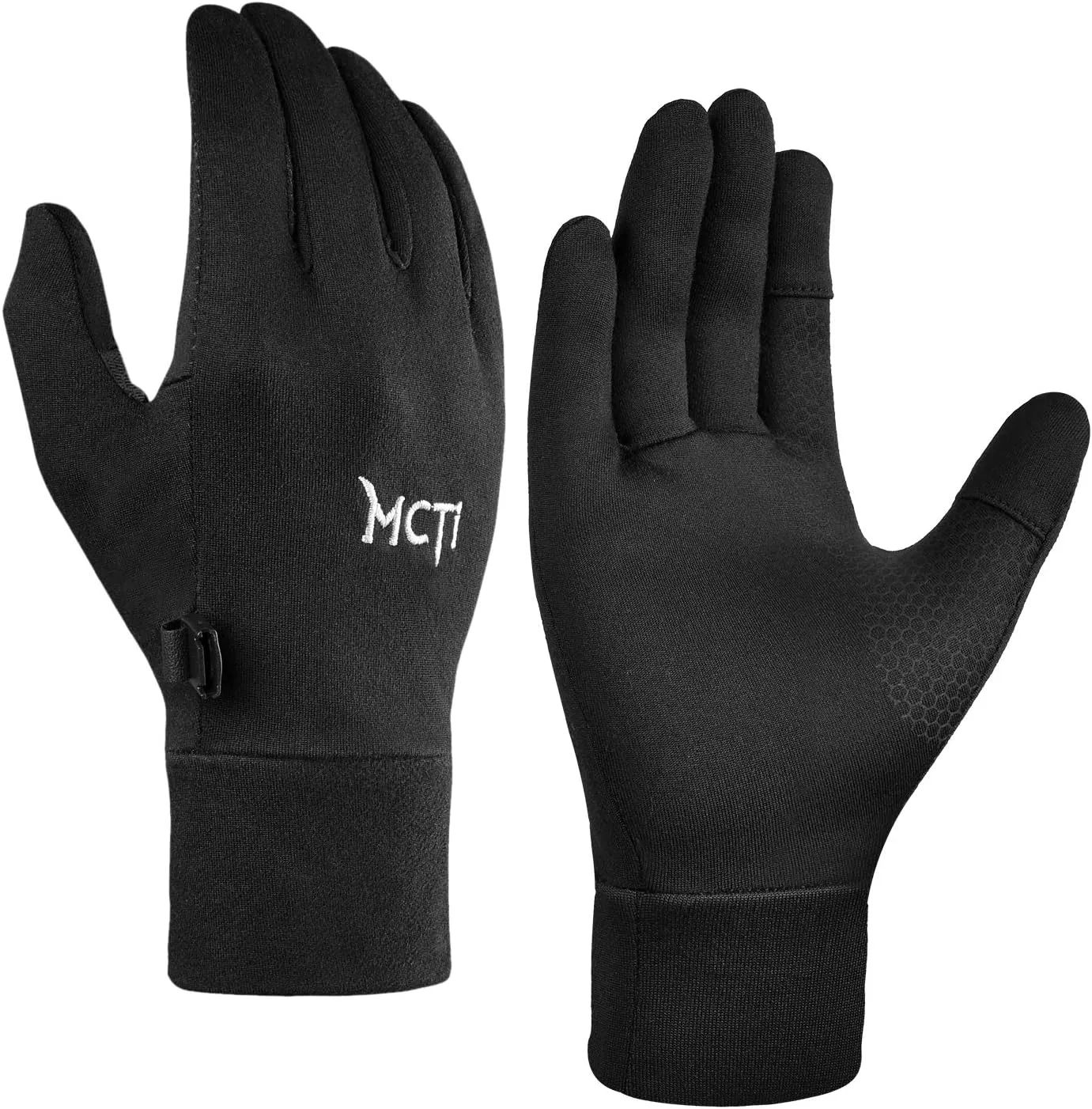 MCTi Glove Liner Touch Screen Lightweight for Winter Running Texting
