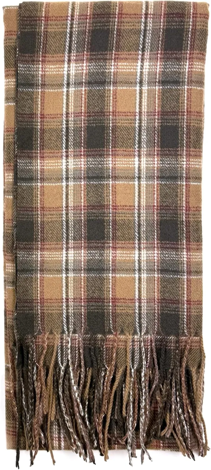 MELIFLUOS DESIGNED IN SPAIN Scarf for Men Reversible Elegant Cashmere Feel Men's Scarves for Spring Fall Winter