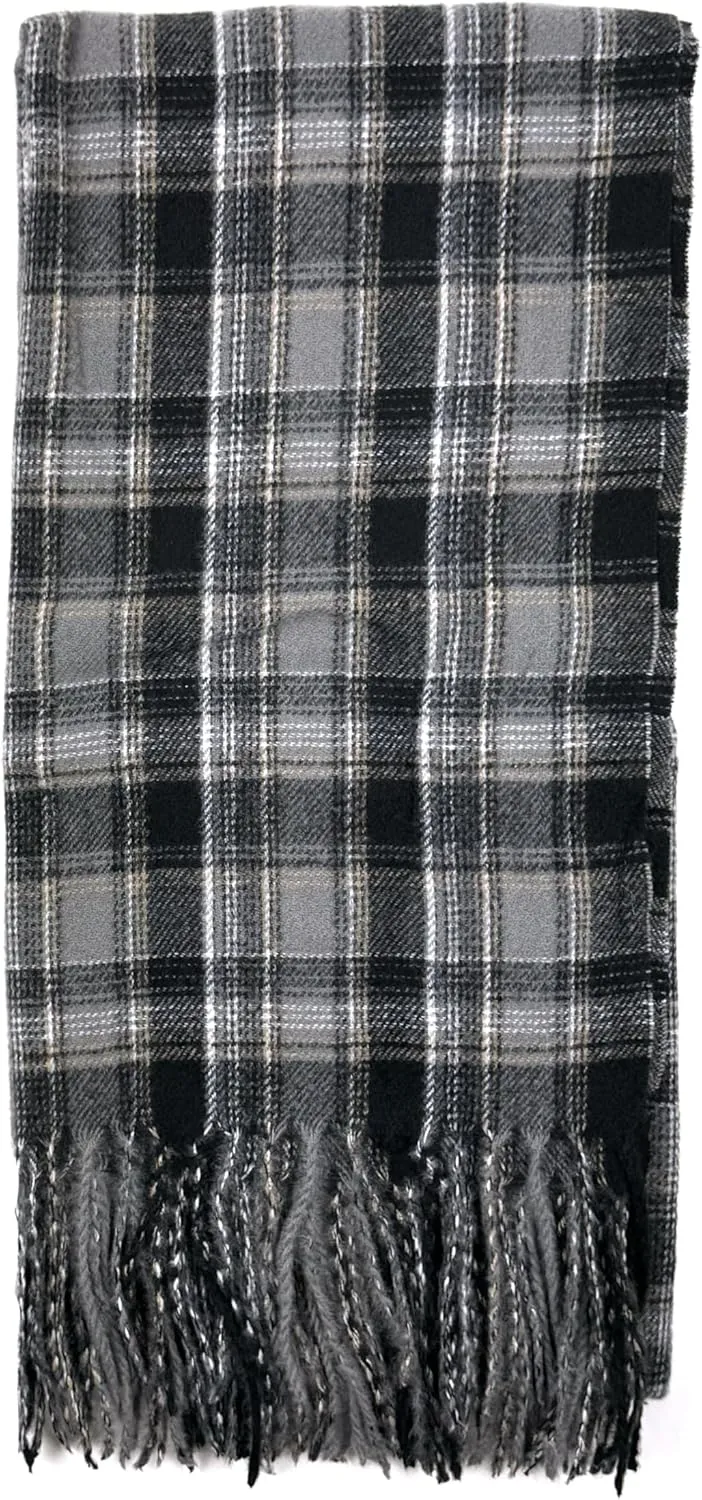 MELIFLUOS DESIGNED IN SPAIN Scarf for Men Reversible Elegant Cashmere Feel Men's Scarves for Spring Fall Winter