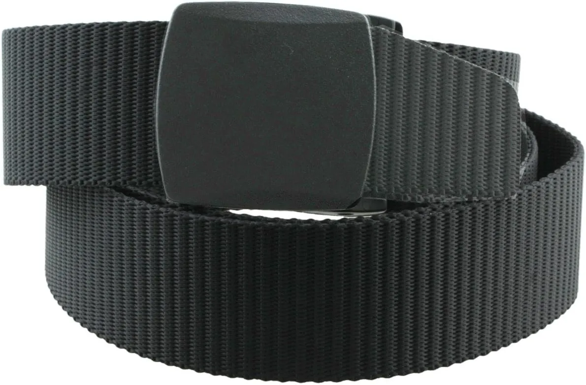moonsix Nylon Web Belts for Men,Utility Military Tactical Duty Belt with Plastic Buckle