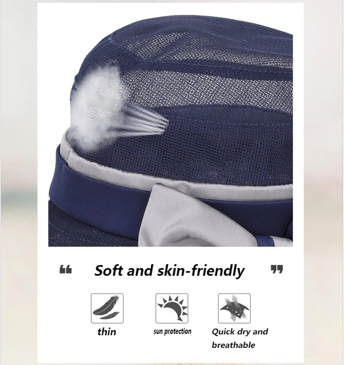 Sun Hat Women, Big Brim Fisherman Hat Small Fresh Ladies Hat Summer All-match Sunscreen Sun Hat Foldable