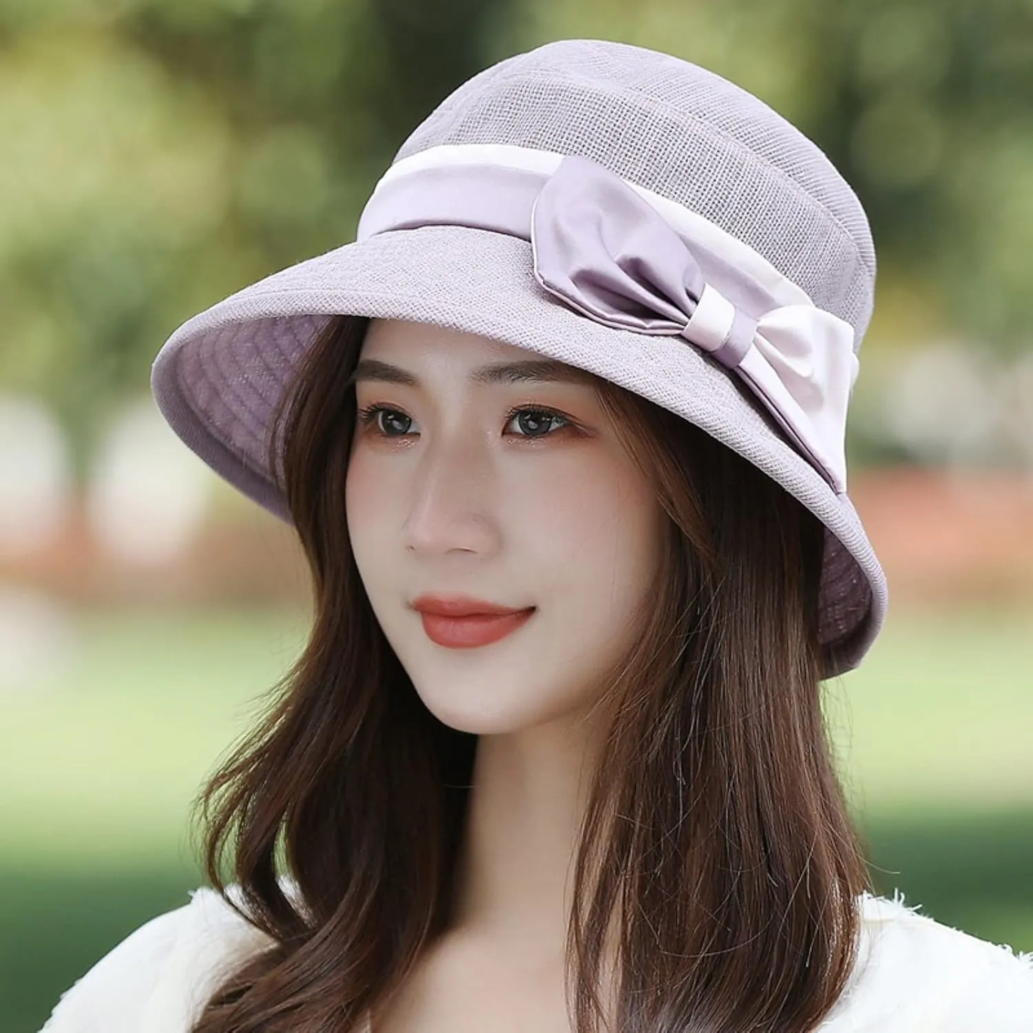 Sun Hat Women, Big Brim Fisherman Hat Small Fresh Ladies Hat Summer All-match Sunscreen Sun Hat Foldable