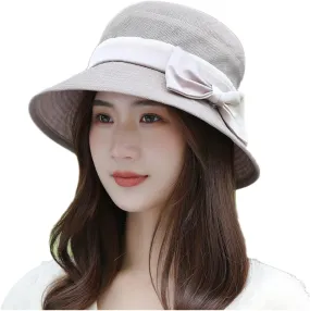 Sun Hat Women, Big Brim Fisherman Hat Small Fresh Ladies Hat Summer All-match Sunscreen Sun Hat Foldable
