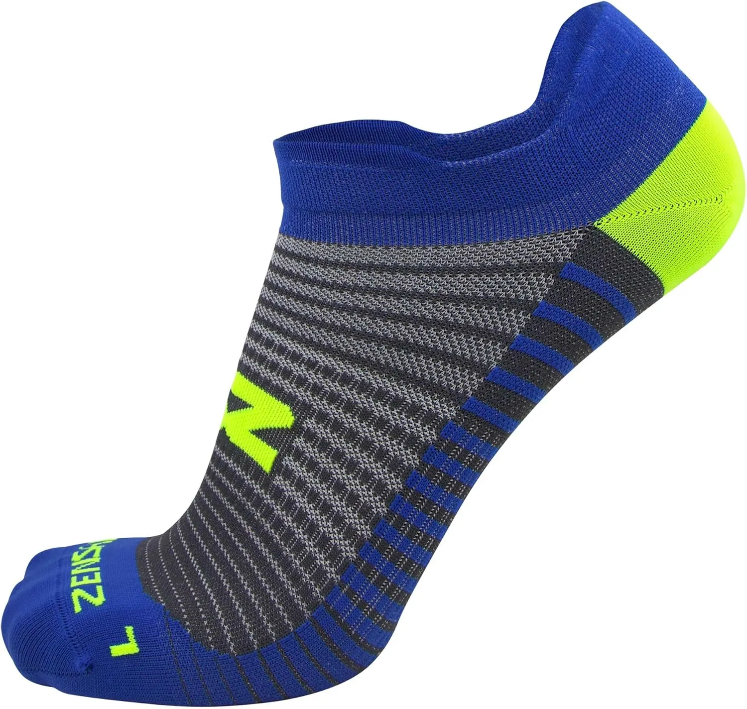 Zensah Featherweight Running Socks - Anti-Blister, Ultra Light, No Show Tab, Sport Socks Men and Women